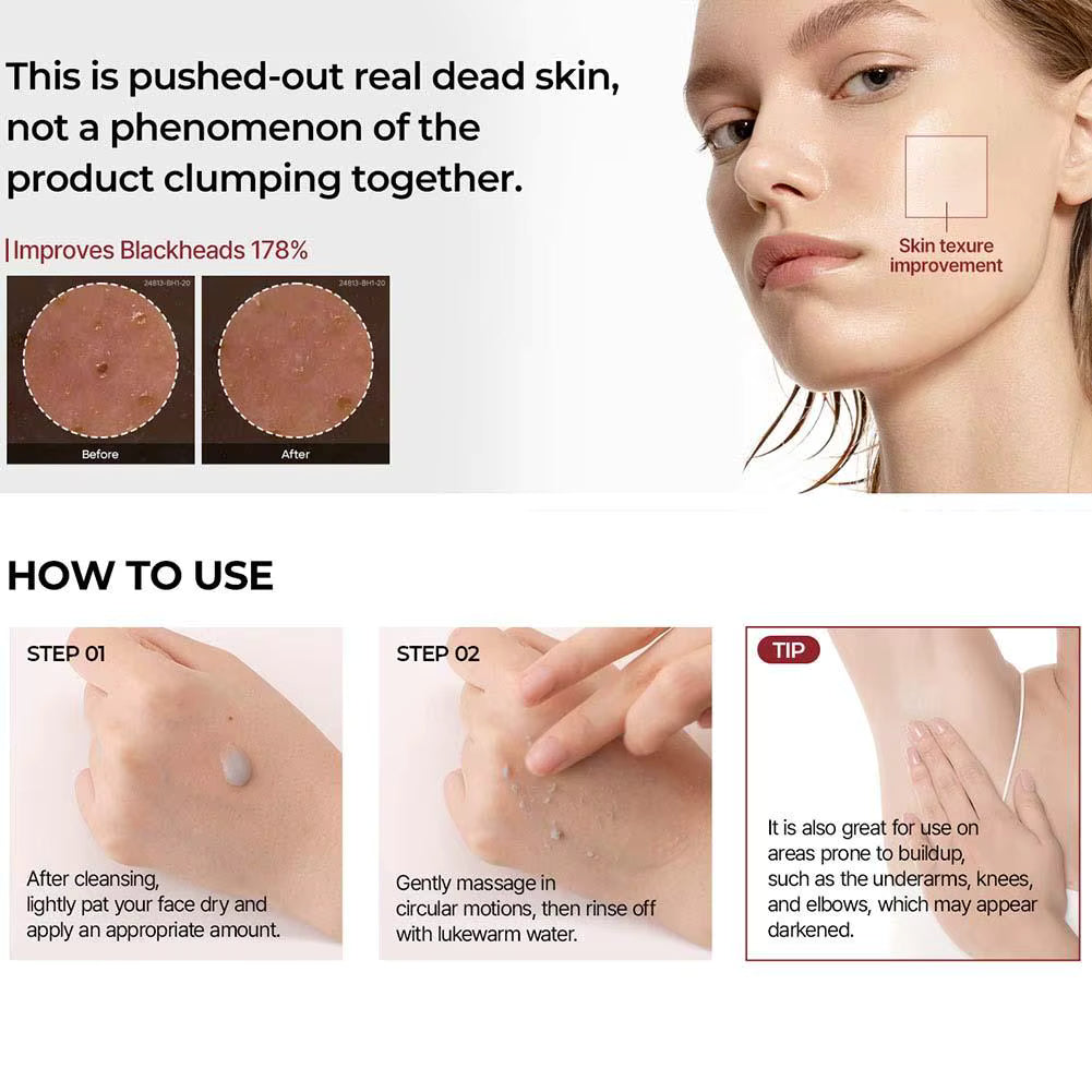Korean Dr.Melaxin Rice Exfoliating Essence Moisturizing Peel Shot 80ml